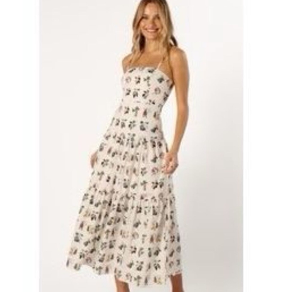 NWT Petal & Pup Botanique Fruit Print Cotton Midi Sundress Medium 4-6 dress - Picture 13 of 13